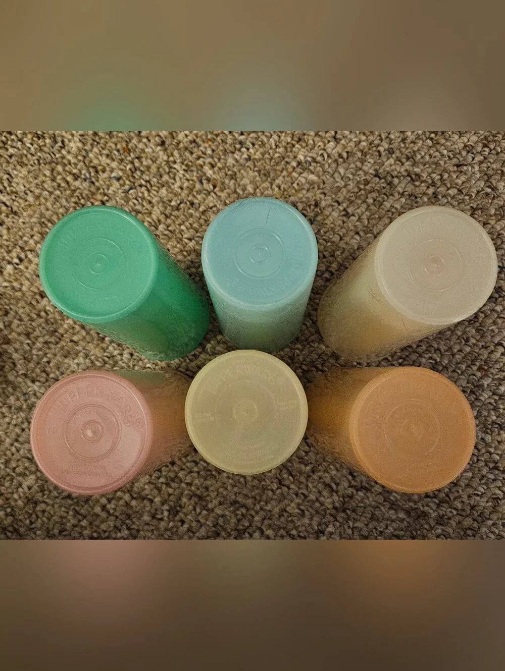 Tupperware Pastel Cups